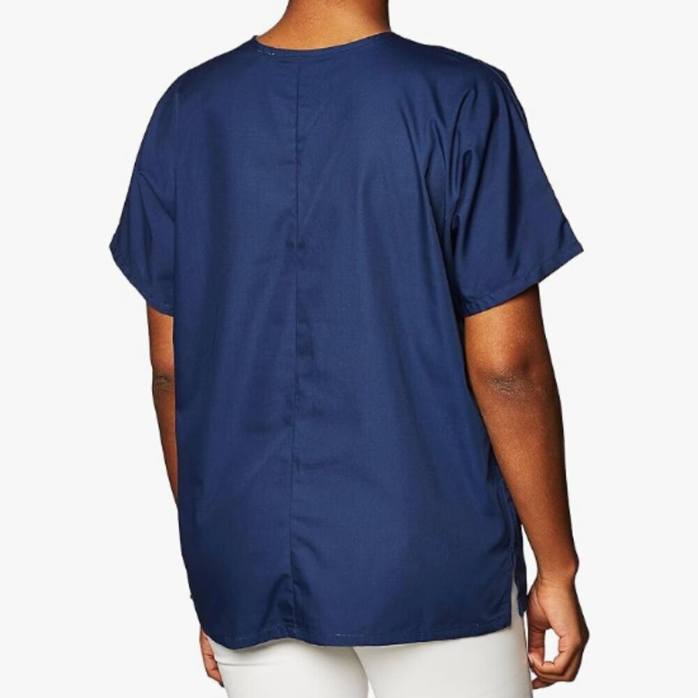 Cherokee | EUC Women's Scrubs Workwear Originals V-Neck Top 4700 Navy Size Small - Picture 8 of 8